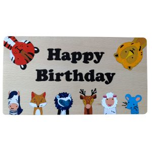Brettchen „Happy Birthday Kids“