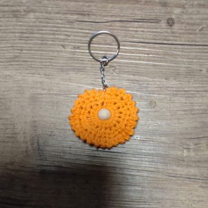 Schlüsselanhänger Sonne, orange