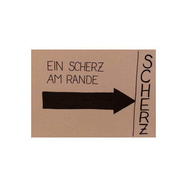 Postkarte Scherz