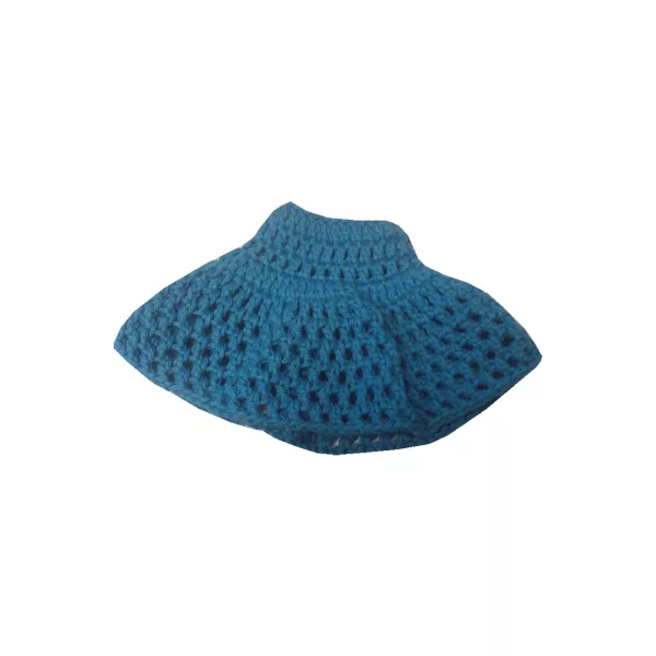 Puppenkleidung Rock blau