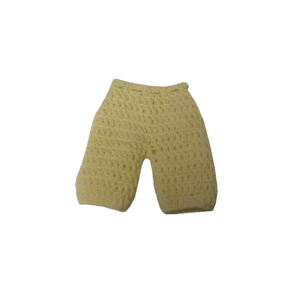 Puppenkleidung kurze Hose gelb