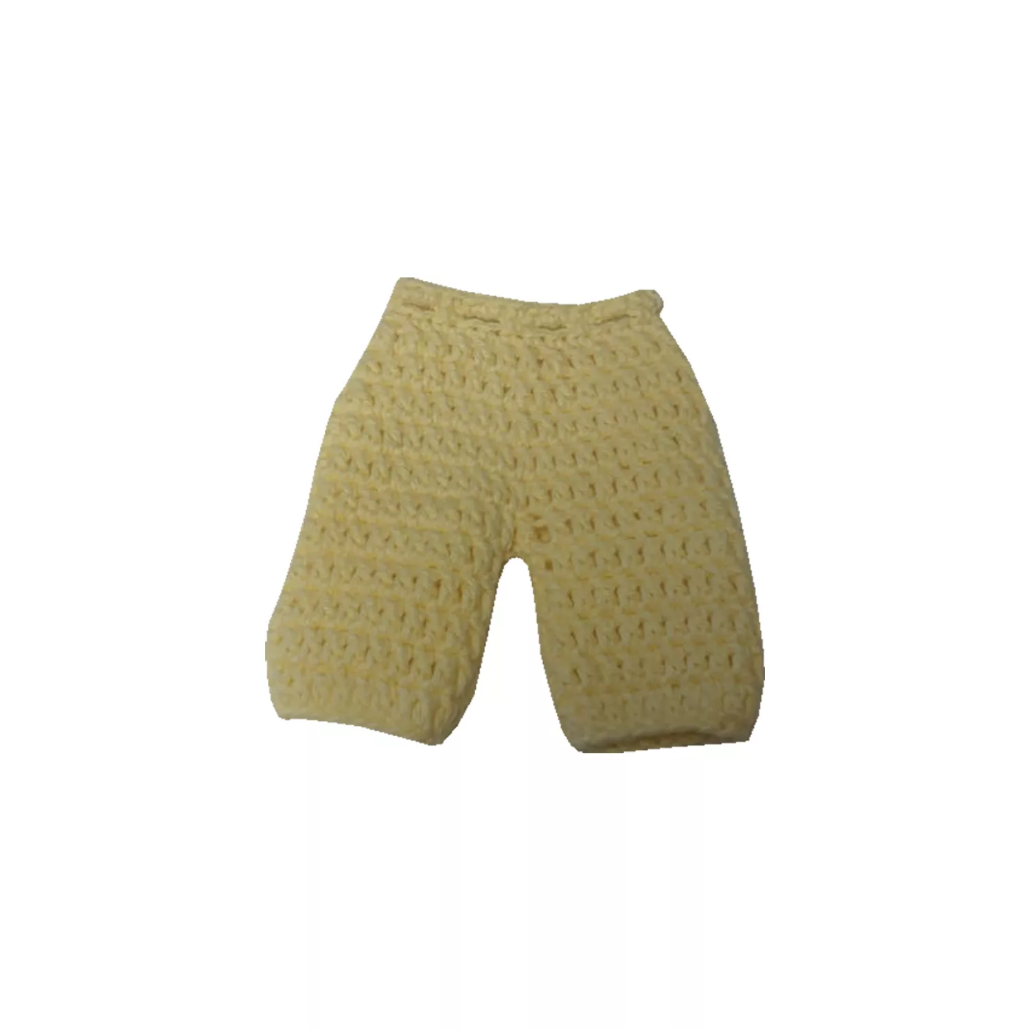 Puppenkleidung kurze Hose gelb
