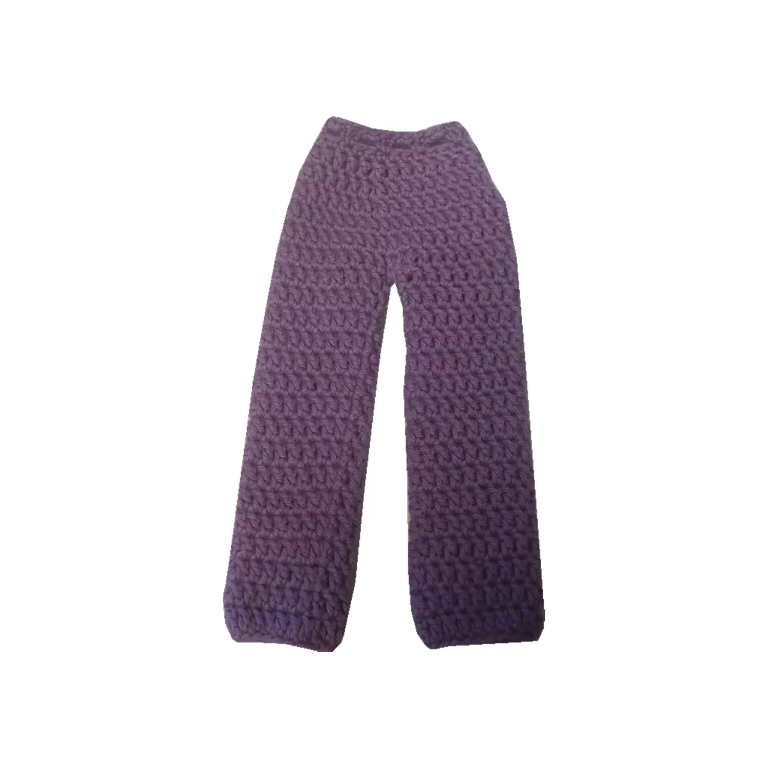 Puppenkleidung lange Hose lila