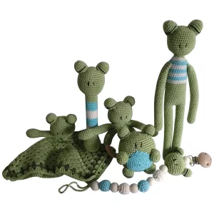 Häkelanleitung Babyset Frosch (PDF)