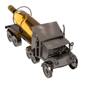 Metall-Flaschenhalter Truck, ca. 43 x 19 cm