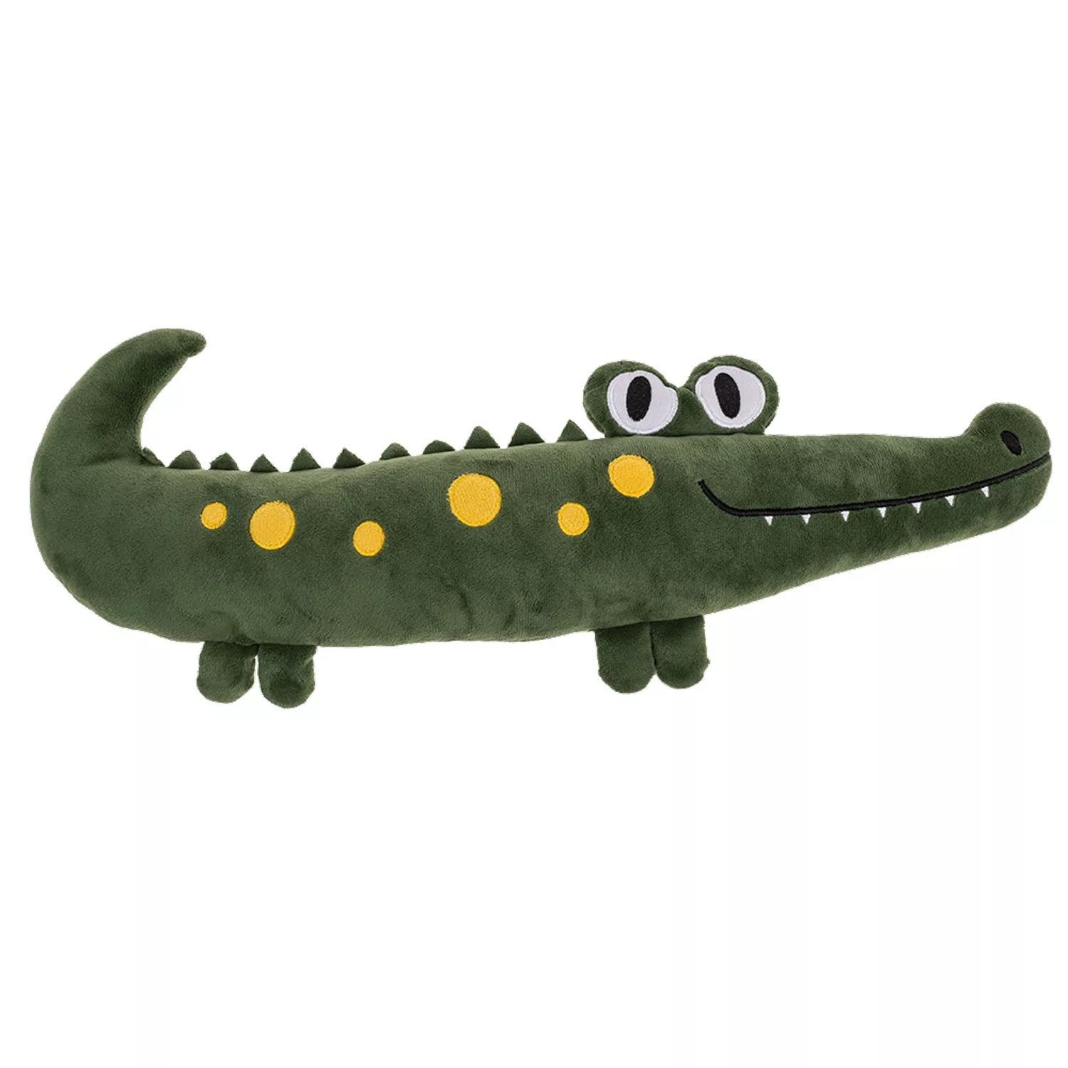 Plüschkissen Krokodil