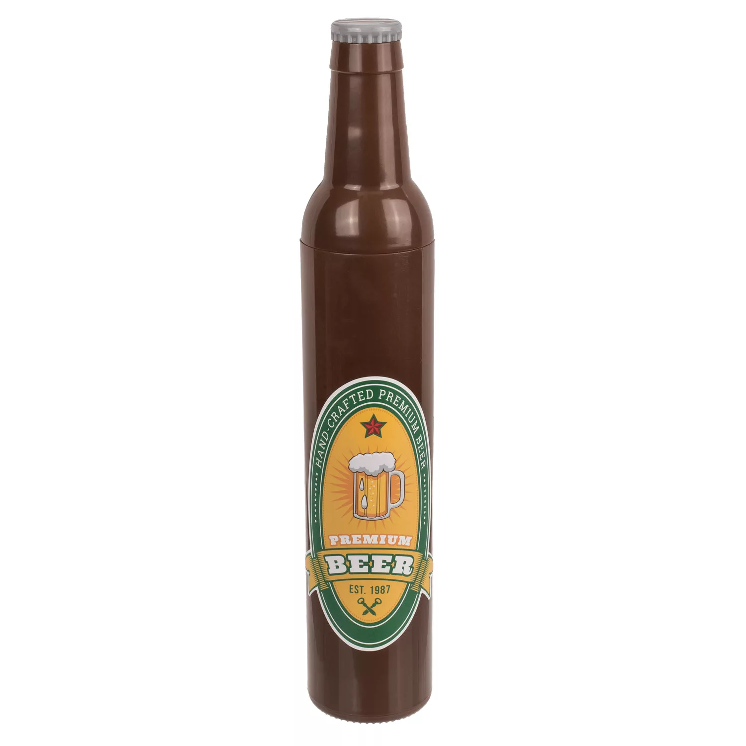 Regenschirm Bierflasche