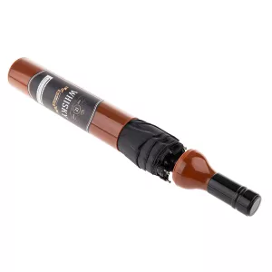 Taschen-Regenschirm Whiskyflasche, ca. 90 cm