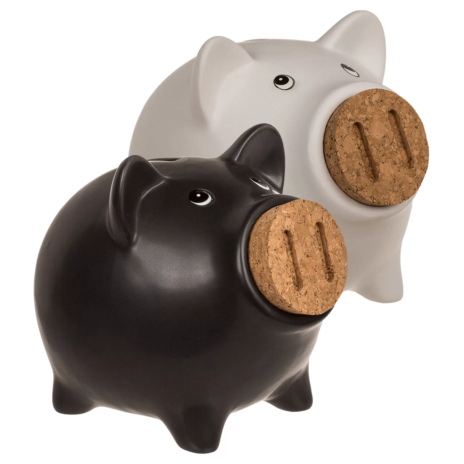 Sparschwein mit Korknase