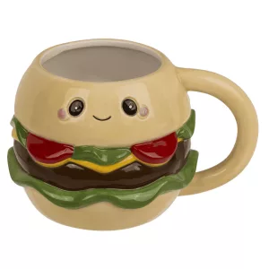 Tasse Kawaii Burger, aus Dolomit, Füllmenge 440 ml