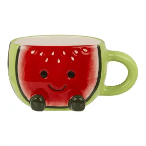 Tasse Kawaii Wassermelone, aus Dolomit, Füllmenge 370 ml