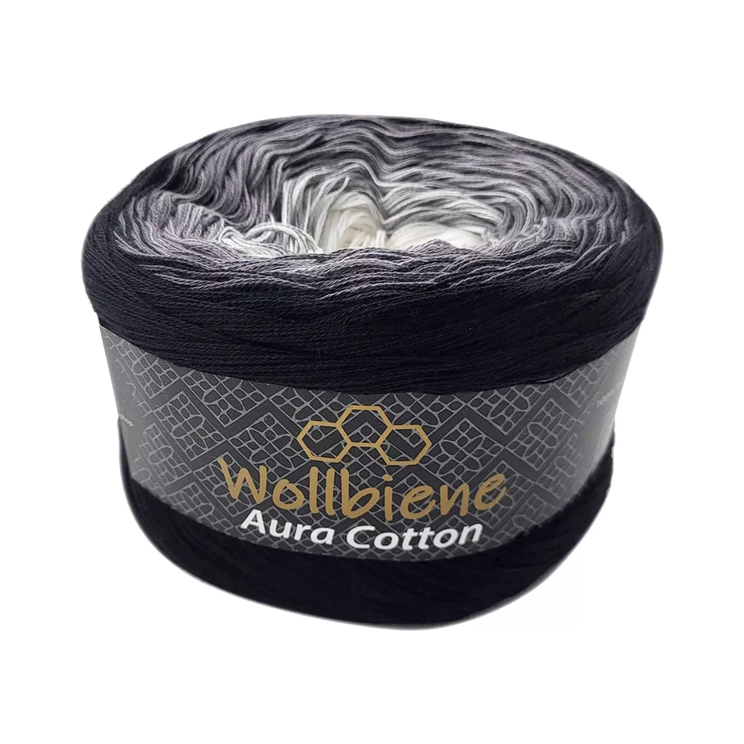 Aura Cotton schwarz grau weiß