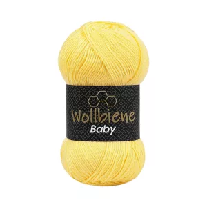 Wollbiene Baby Antipilling 100 g, zitronengelb