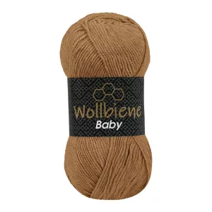 Wollbiene Baby Antipilling 100 g, schokobraun