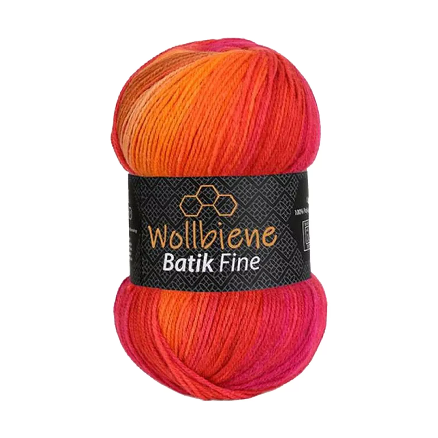 Batik fine rot orange