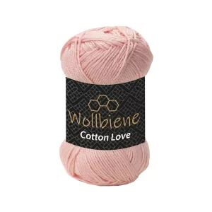 Wollbiene Cotton Love 50g, hellpink