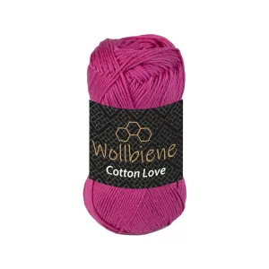 Wollbiene Cotton Love 50g, fuchsia
