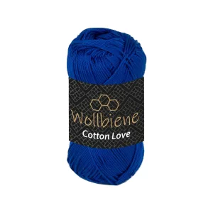Wollbiene Cotton Love 50g, dunkelblau