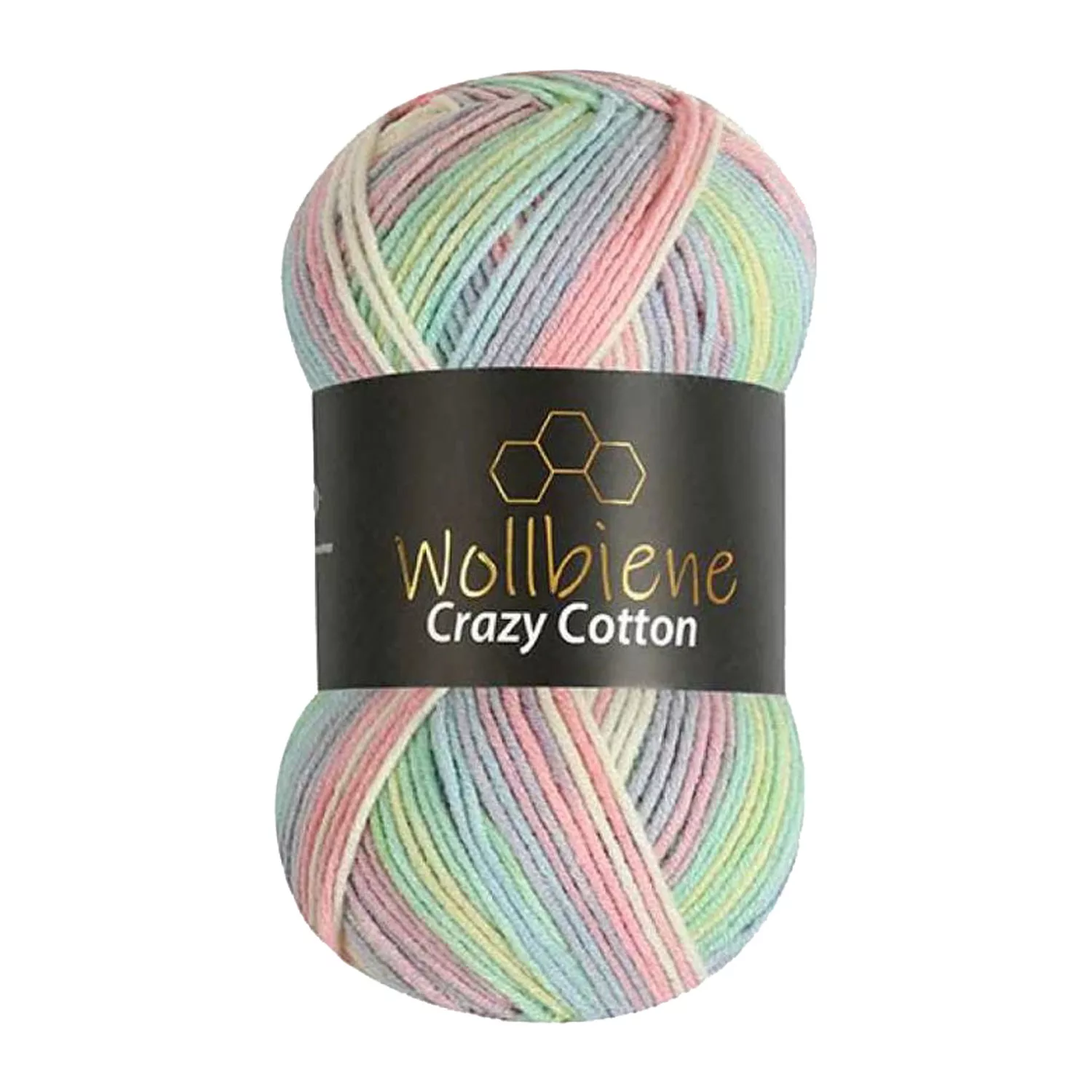 Crazy Cotton grün rosa weiß pastell