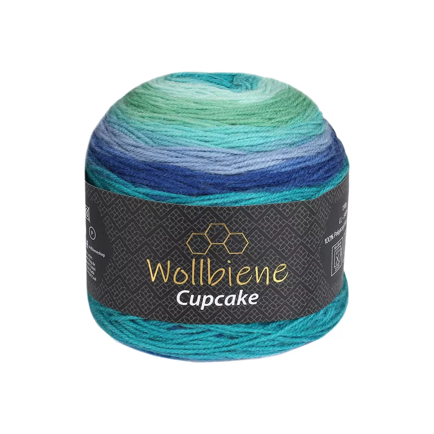 Cupcake blau türkis grün
