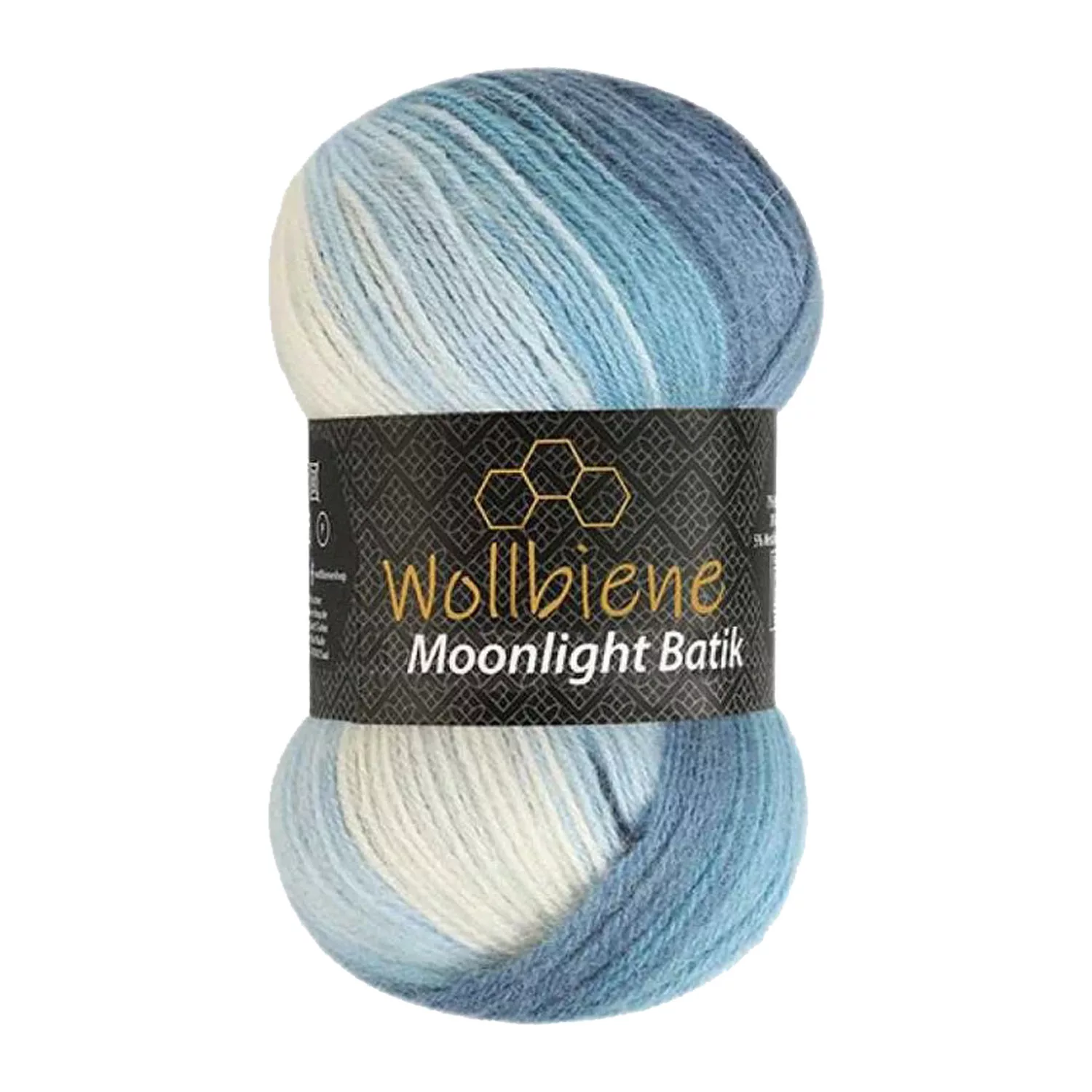 Moonlight Batik blau weiß
