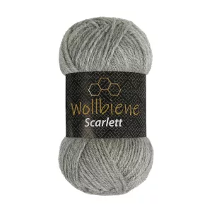 Wollbiene Scarlett 50g, grau