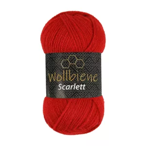 Wollbiene Scarlett 50g, rot