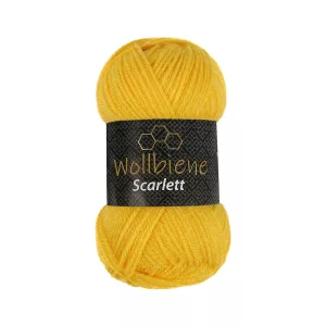 Wollbiene Scarlett 50g, gelb