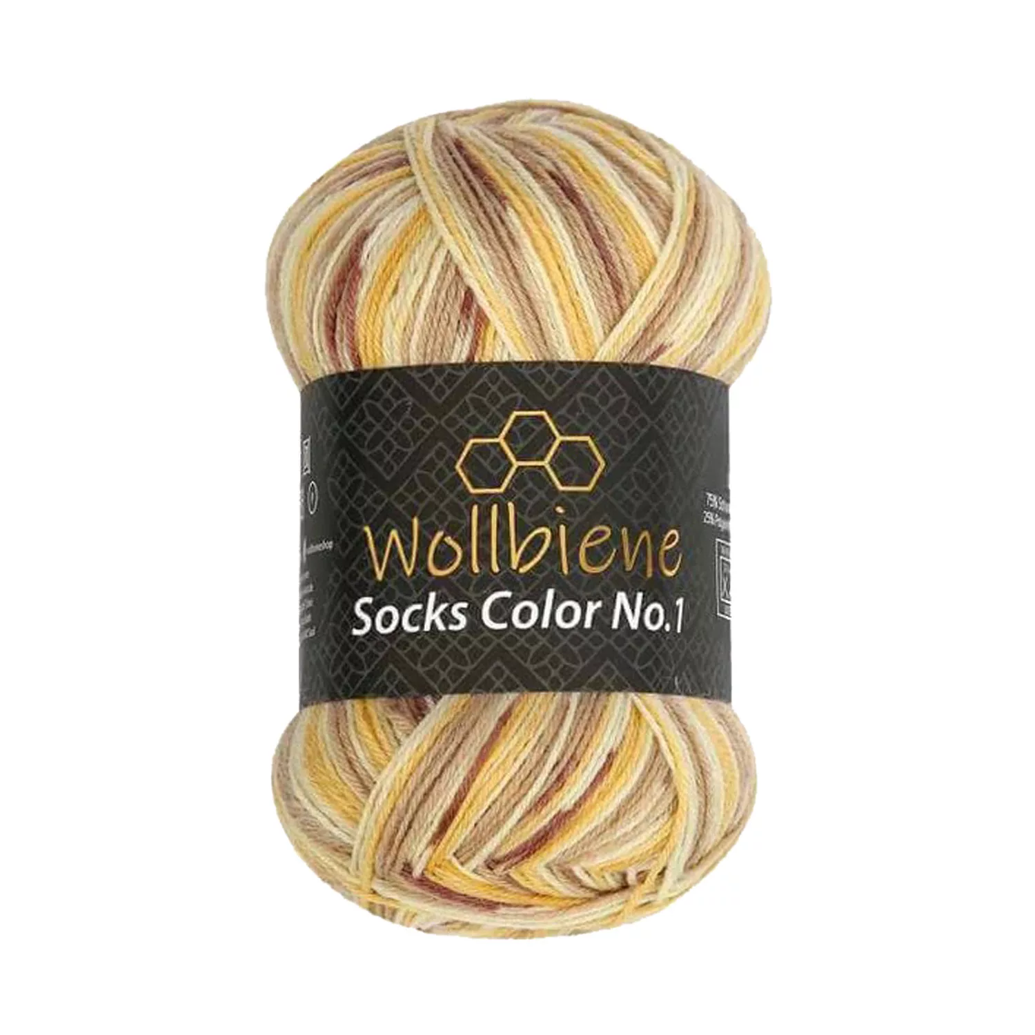 Socks Color braun ocker