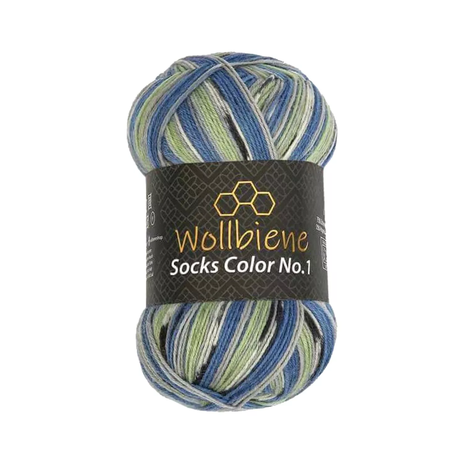 Socks Color blau grün grau
