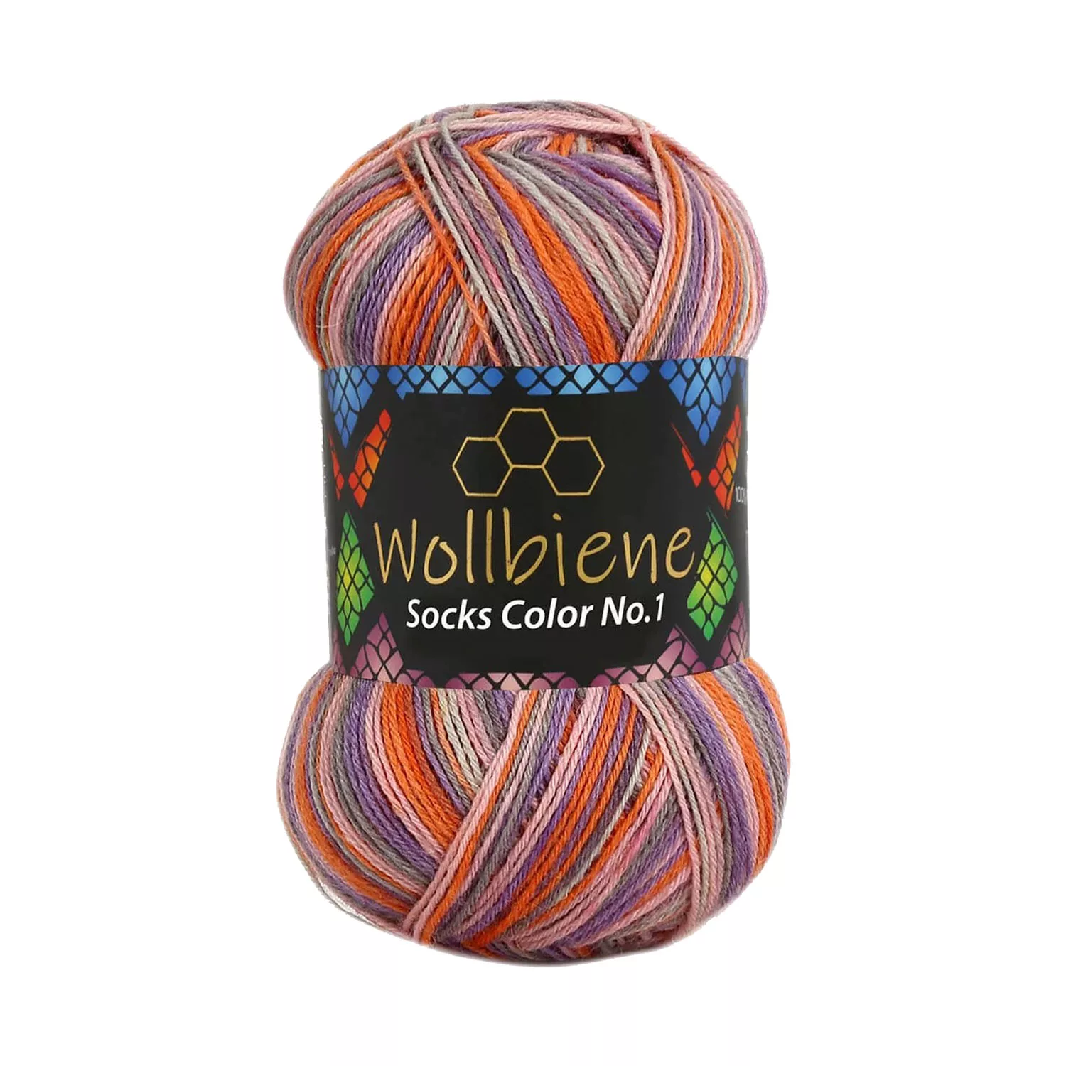 Socks Color orange lila
