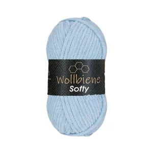 Wollbiene Softy 100g, hellblau