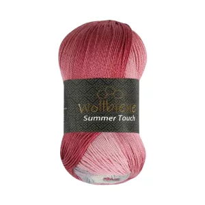 Wollbiene Summer Touch 100g, blaugrau rose