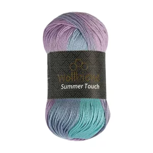 Wollbiene Summer Touch 100g, türkis lila